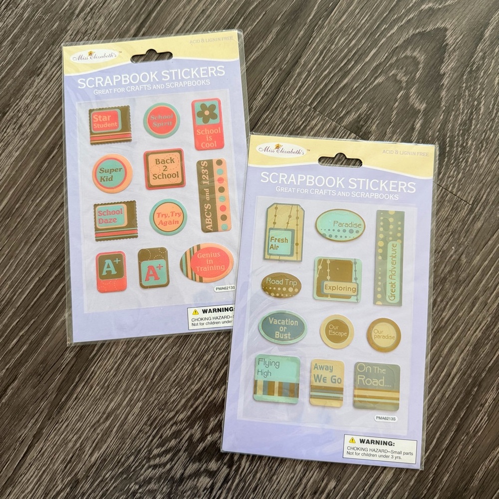 Miss Elizabeth's Scrapbook Stickers